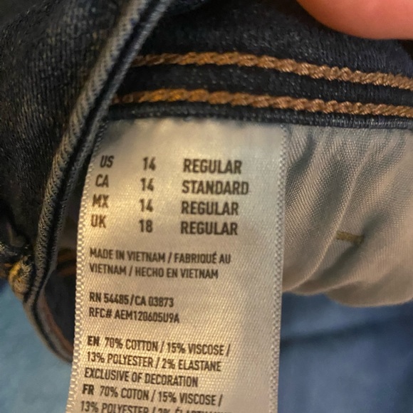 American Eagle jeans size 14 regular. - Picture 5 of 5